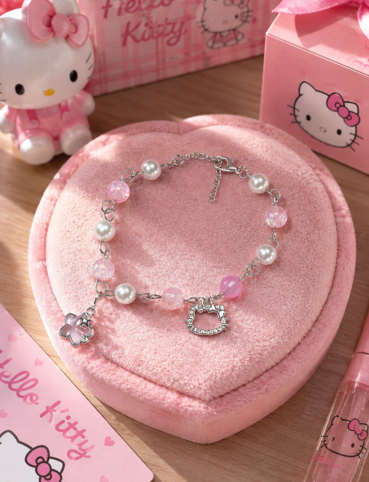 limited hello kitty charm bracelet